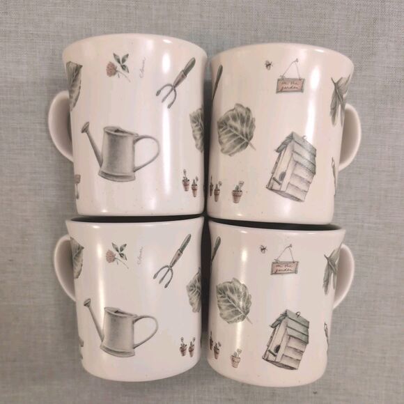 Pfaltzgraff Naturewood Coffee Mugs Set 4 - Picture 6 of 6